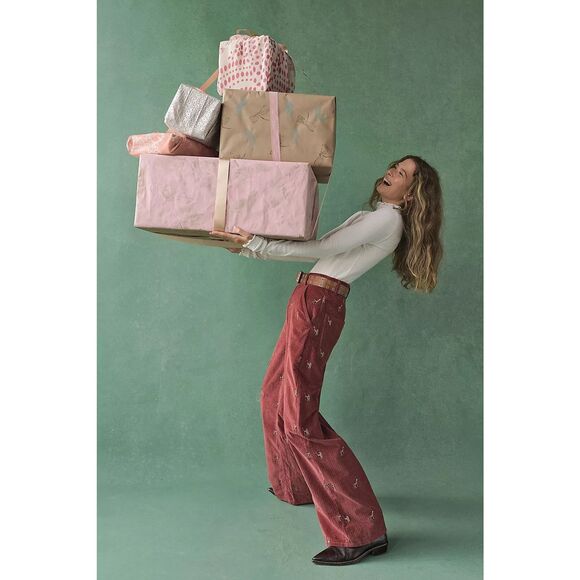 New Free People We The Free Clifton Cord Wide-Leg Jeans Size 27 Womens Jeans - Picture 4 of 10